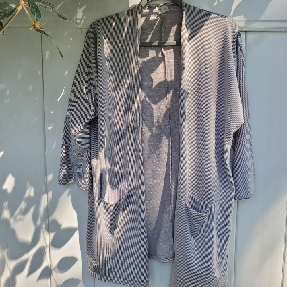 Donni striped cardigan